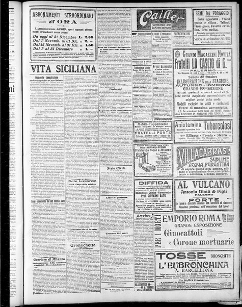 L'ora : corriere politico, quotidiano della Sicilia