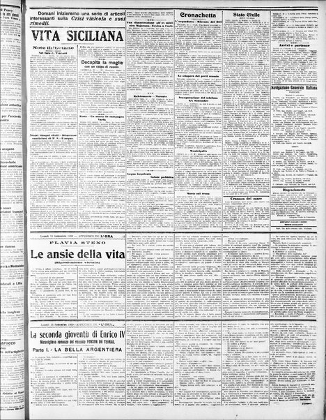 L'ora : corriere politico, quotidiano della Sicilia