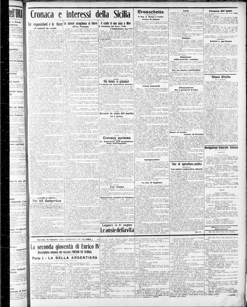 L'ora : corriere politico, quotidiano della Sicilia