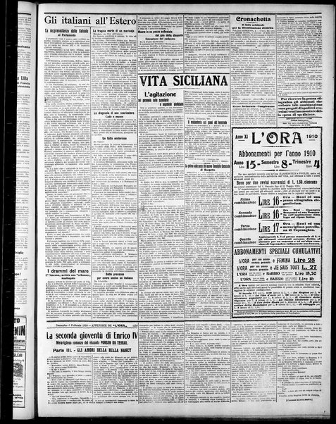 L'ora : corriere politico, quotidiano della Sicilia