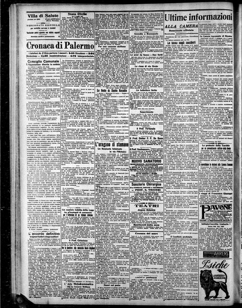 L'ora : corriere politico, quotidiano della Sicilia