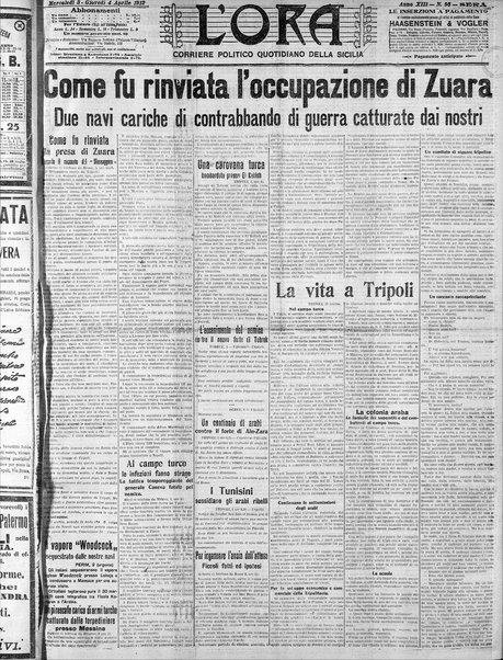 L'ora : corriere politico, quotidiano della Sicilia