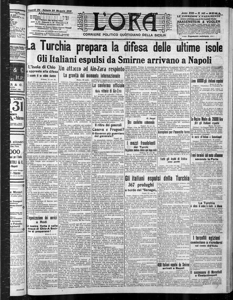 L'ora : corriere politico, quotidiano della Sicilia