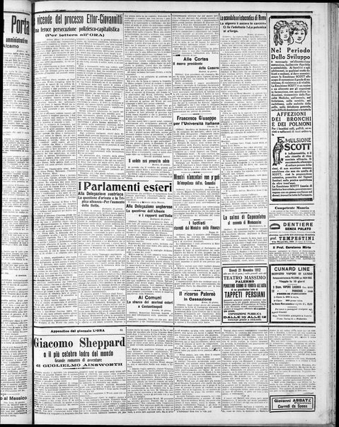 L'ora : corriere politico, quotidiano della Sicilia