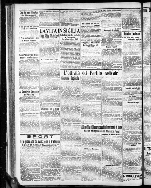 L'ora : corriere politico, quotidiano della Sicilia