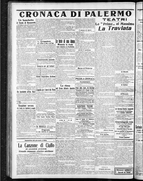 L'ora : corriere politico, quotidiano della Sicilia