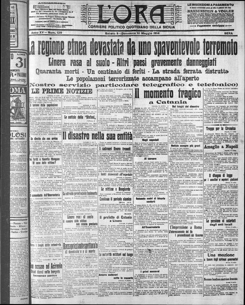 L'ora : corriere politico, quotidiano della Sicilia