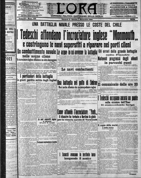 L'ora : corriere politico, quotidiano della Sicilia