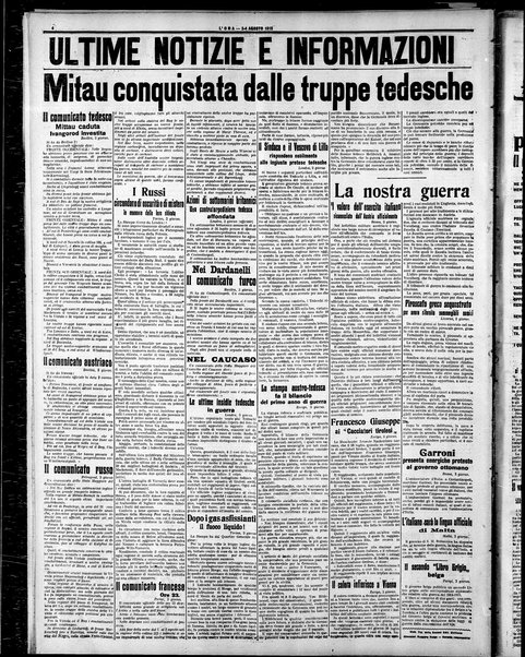 L'ora : corriere politico, quotidiano della Sicilia