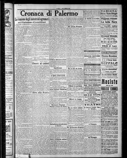 L'ora : corriere politico, quotidiano della Sicilia