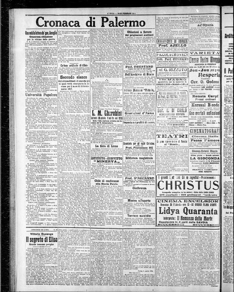 L'ora : corriere politico, quotidiano della Sicilia