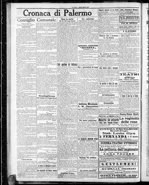 L'ora : corriere politico, quotidiano della Sicilia