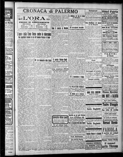 L'ora : corriere politico, quotidiano della Sicilia