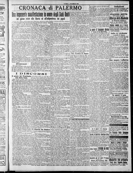 L'ora : corriere politico, quotidiano della Sicilia