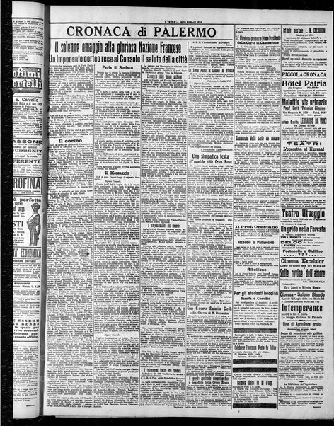 L'ora : corriere politico, quotidiano della Sicilia