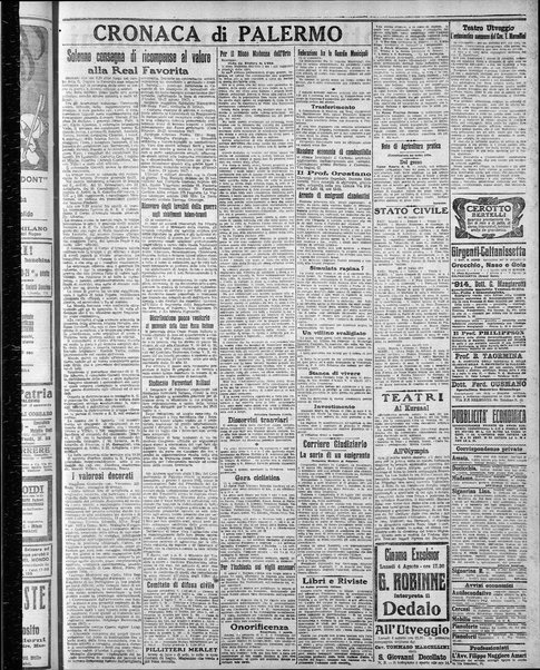 L'ora : corriere politico, quotidiano della Sicilia