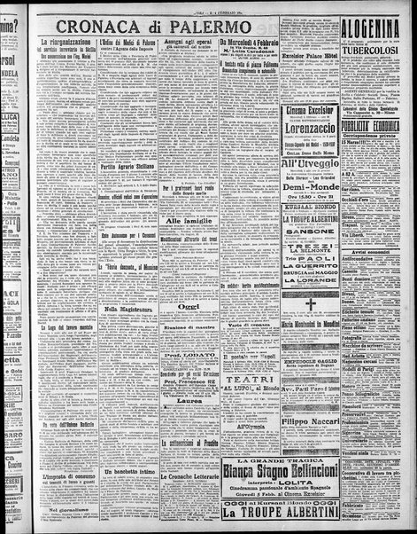 L'ora : corriere politico, quotidiano della Sicilia