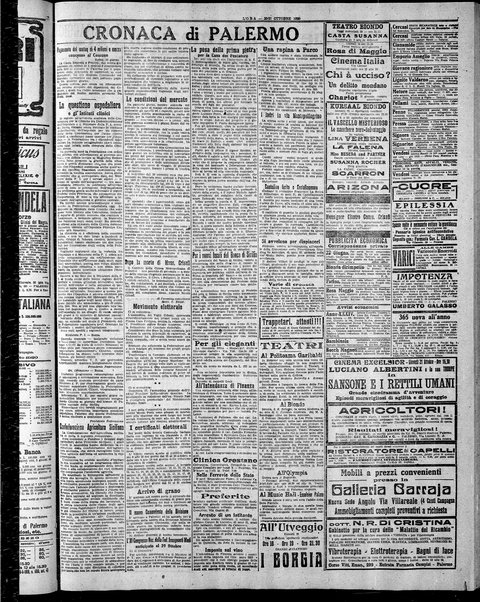 L'ora : corriere politico, quotidiano della Sicilia