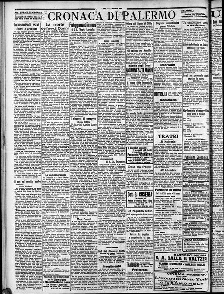 L'ora : corriere politico, quotidiano della Sicilia