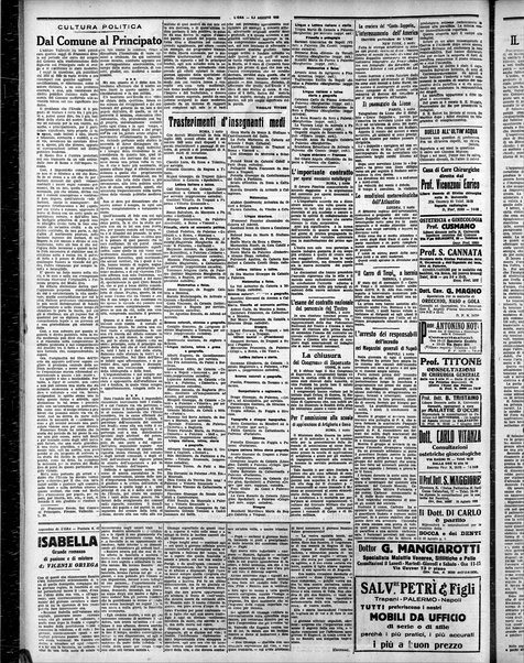 L'ora : corriere politico, quotidiano della Sicilia