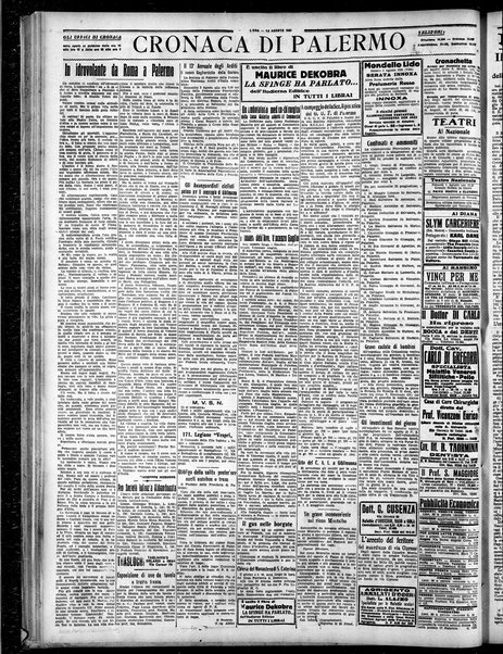 L'ora : corriere politico, quotidiano della Sicilia