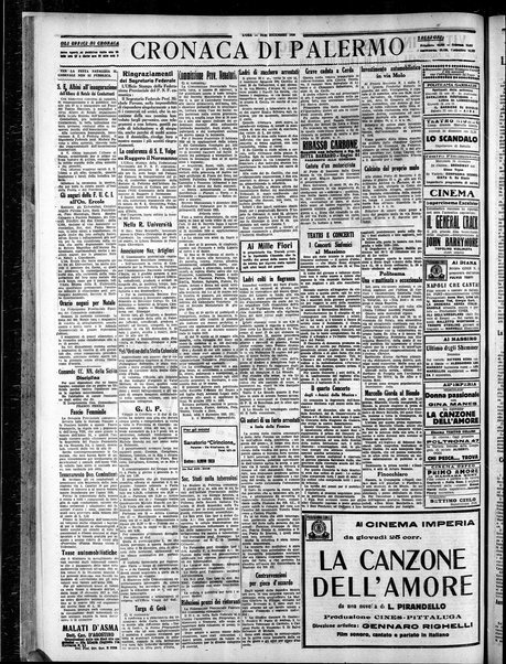 L'ora : corriere politico, quotidiano della Sicilia