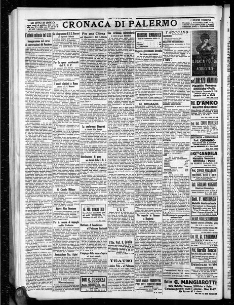 L'ora : corriere politico, quotidiano della Sicilia