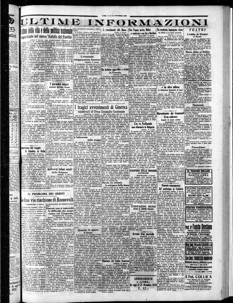 L'ora : corriere politico, quotidiano della Sicilia