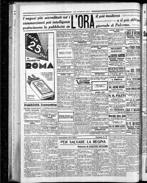 L'ora : corriere politico, quotidiano della Sicilia