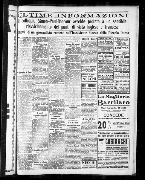 L'ora : corriere politico, quotidiano della Sicilia