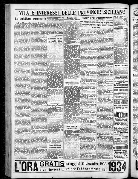 L'ora : corriere politico, quotidiano della Sicilia