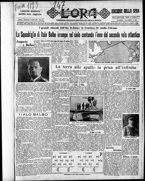 L'ora : corriere politico, quotidiano della Sicilia