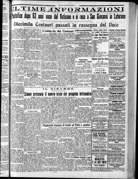 L'ora : corriere politico, quotidiano della Sicilia