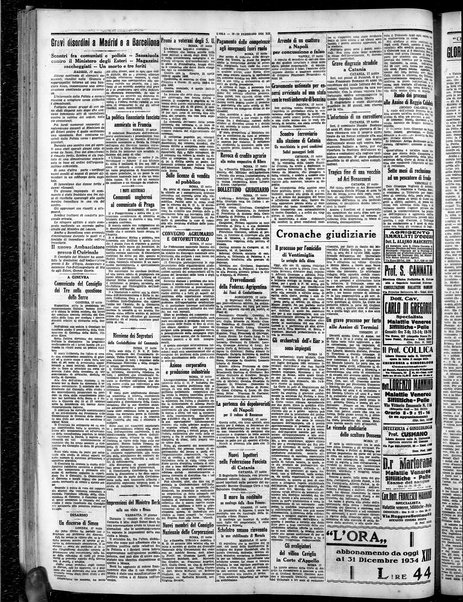 L'ora : corriere politico, quotidiano della Sicilia