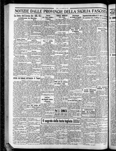 L'ora : corriere politico, quotidiano della Sicilia