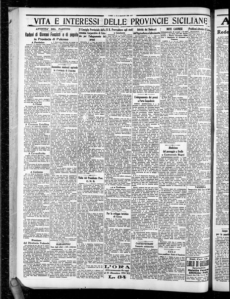 L'ora : corriere politico, quotidiano della Sicilia