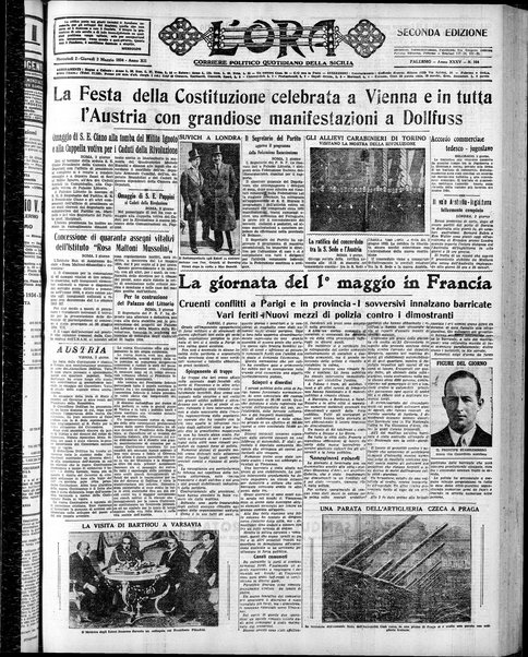 L'ora : corriere politico, quotidiano della Sicilia