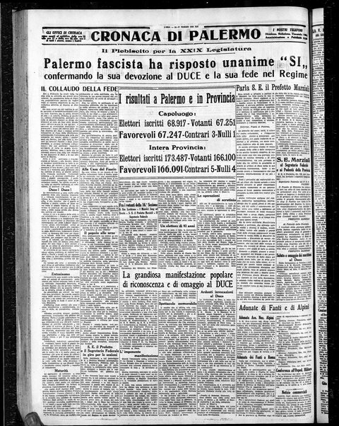 L'ora : corriere politico, quotidiano della Sicilia