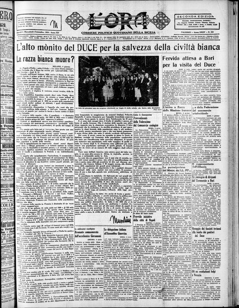 L'ora : corriere politico, quotidiano della Sicilia