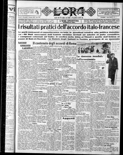 L'ora : corriere politico, quotidiano della Sicilia