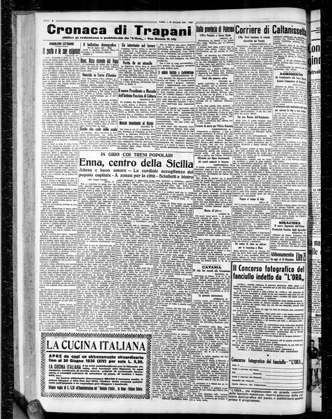 L'ora : corriere politico, quotidiano della Sicilia