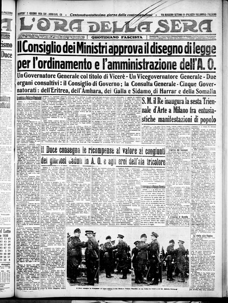 L'ora : corriere politico, quotidiano della Sicilia