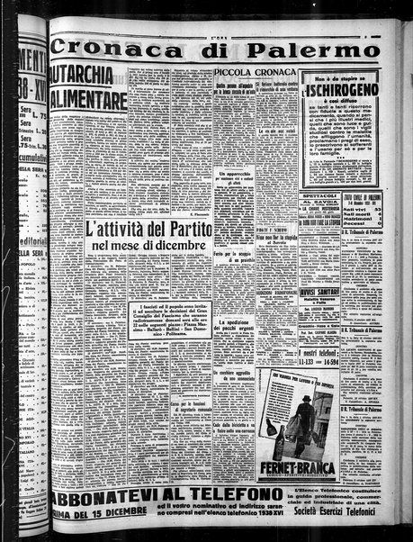 L'ora : corriere politico, quotidiano della Sicilia