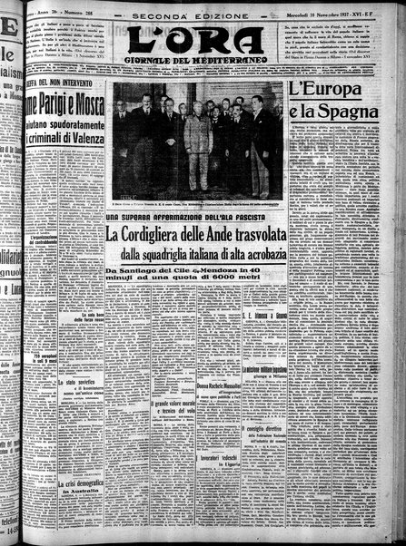 L'ora : corriere politico, quotidiano della Sicilia