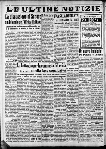 L'ora : corriere politico, quotidiano della Sicilia