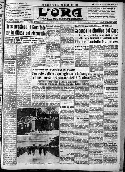 L'ora : corriere politico, quotidiano della Sicilia