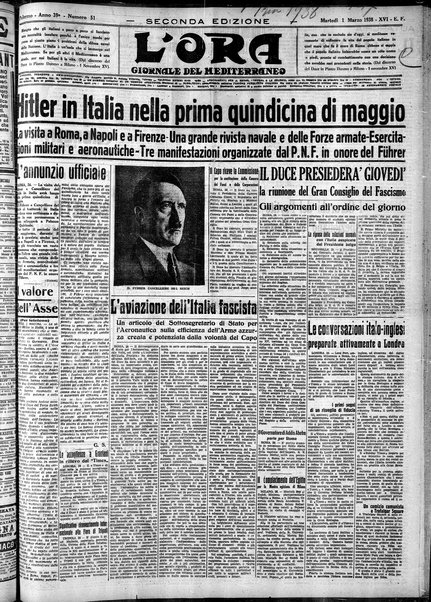 L'ora : corriere politico, quotidiano della Sicilia