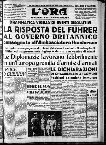 L'ora : corriere politico, quotidiano della Sicilia