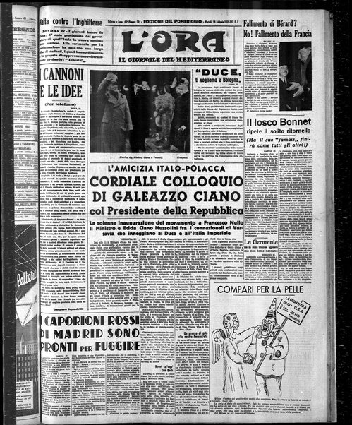 L'ora : corriere politico, quotidiano della Sicilia