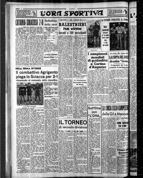 L'ora : corriere politico, quotidiano della Sicilia